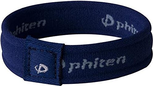 Phiten 2nd Generation Titanium Bracelet - Navy - 6.75