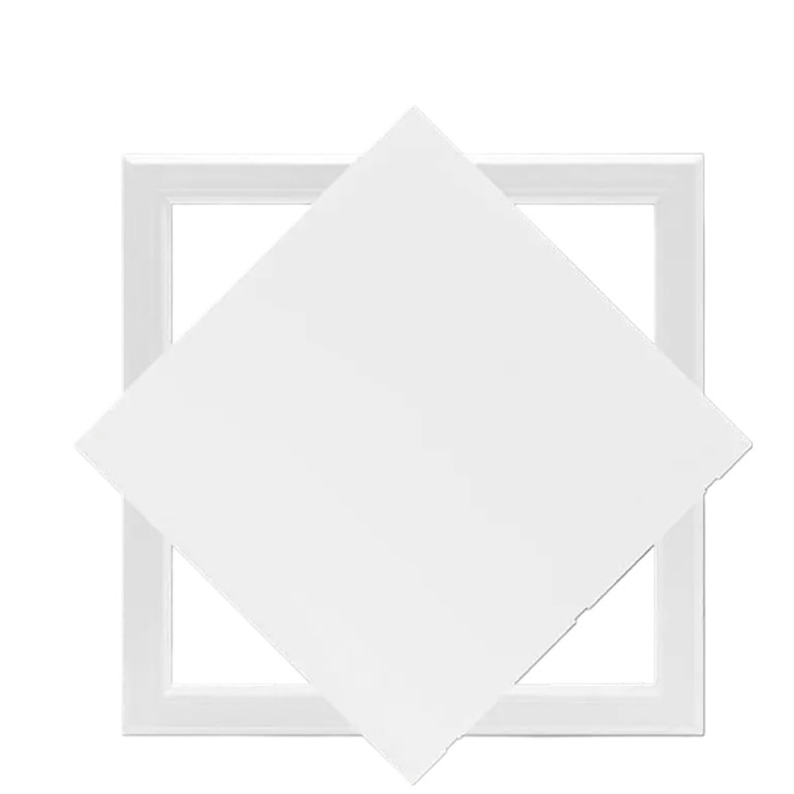 Dunsby One Color Access Panel Access Panel For Drywall Inspection Port White Door Plastic Removable Plate Hatch Doors Wall Ceiling(350X350mm)