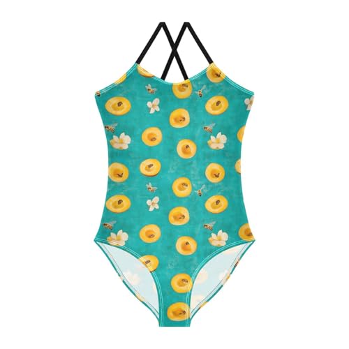 KLL Girl's Swimsuit 1 Piecing Beach Swimwear Toddler Swim Suits for Girls