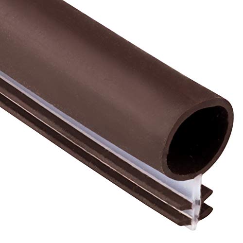 Window Weatherstrip Seal 5/16 Bulb Bubble Kerf Mount 4 Colors & 6 Length Options (100', Brown)
