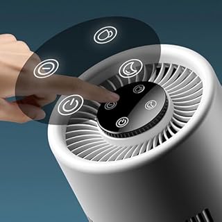 Purificateur D'Air et Humidificateur Combo Tout en un pour la Chambre, 4L Calme 2 en 1 Humidificateur à Air Intelligent et Purificateur pour la Maison, les Bureaux et les