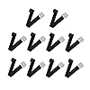 Fietsstuurband 10 stuks vrachtbanden met bevestiging gesp Polyester Fiber Fixing Kit voor Motorfiets Auto Fiets Frame…