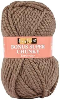 Hayfield Bonus Super Chunky, Fawn (571), 100g by Sirdar, F032-0571