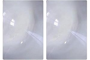 Unveil Hidden Details with Clarity: 2-Pack Full Page 3X Magnifying Lenticular Sheet