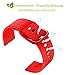DEALELE Strap Compatible with Samsung Galaxy Watch 7 / FE / 6/6 Classic / 5/5 pro / 4/4 classic/Galaxy 3 41mm / Active 2, 20mm Soft Silicone Bands for Huawei GT3 42mm Women Men (Red)