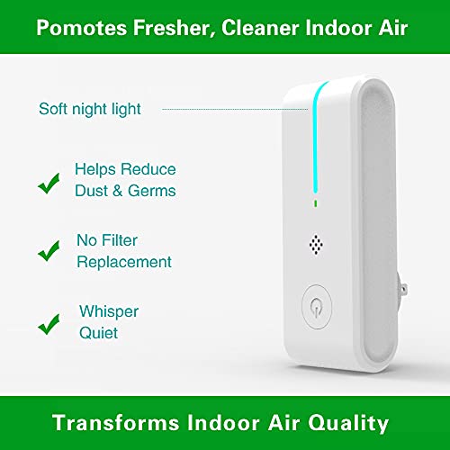 Mini Home Plug-In Air Purifier,Ionizer Air Purifier,Power Saving, Silent Suitable Portable Air Purifier For Home, Bathroom, Living Room, Bedroom, Hotel, Pet Room, Toilet #TOP1