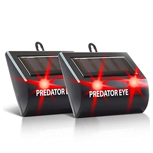 ASPECTEK Predator Eye Best Nite Guard for Chicken Coop, Pets, Solar Powered Nightly Animal Repellent, Works Well in All Weather with Long Battery Life (2 Pack)