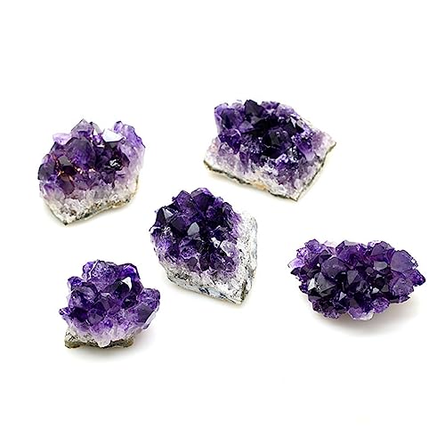 Uruguay Amethyst Cluster Stone for Home Decor Natural Crystal Orn...