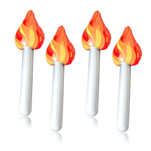 JWTRSVTY 4Pcs Aufblasbare Fackel, aufblasbare Fackel 40cm, Aufblasbare Flammenspielzeuge, Jubel Fackel, Aufblasbare Fackelstock Für Sportliches Zubehör Spiele JWTRSVTY 4Pcs Aufblasbare Fackel, aufblasbare Fackel 40cm, Aufblasbare Flammenspielzeuge, Jubel Fackel, Aufblasbare Fackelstock Für Sportliches Zubehör Spiele