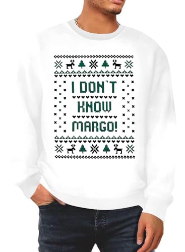 I Don't Know Margo White Sweatshirt