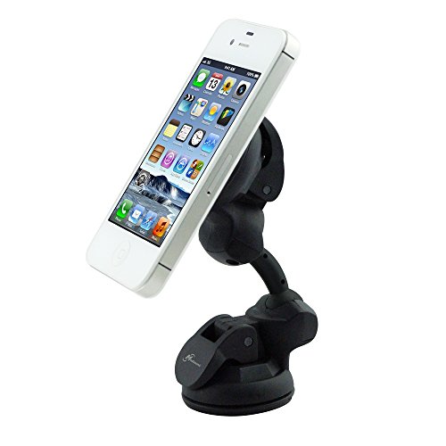 Mediasonic DualMAS 360 Universal Mounting Device, Universal Windshield Dashboard Car Mount Holder, Desk Mount Holder for Smartphone/Tablet/iPhone/iPad/Samsung Galaxy