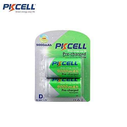D Cells Ni-Mh Low Self-Discharge Batteries 9000Mah,8 Packs #TOP1