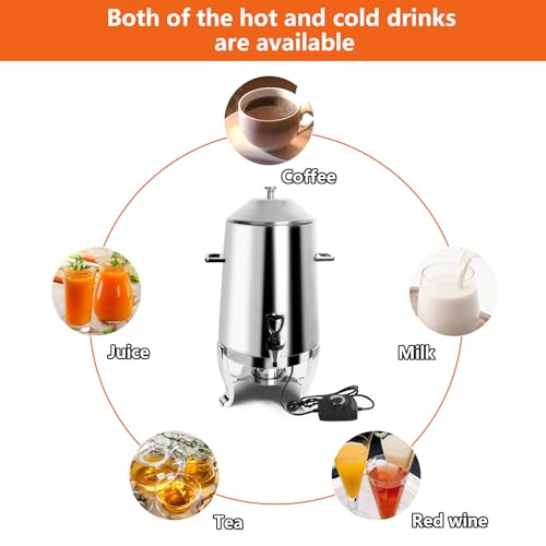 Urne à jus et café au lait pour buffets et réceptions de groupe