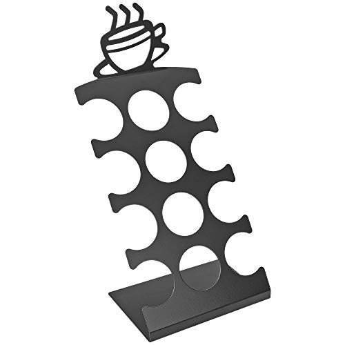 Comparison: Best K Cup Holder Vertical 6 Southern Homewares K-Cup Pod Holder – Countertop Coffee Pod Organizer Rack, Holds 12 K-Cups, Black Metal Display Stand