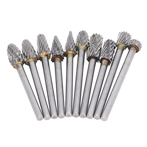 Set de 10 fresas de molienda de carburo con caja plástica miniatura 2