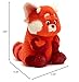 Red Plush Toy, Red Meilin Panda Doll, New Stuffed Animal Pillow for Kids and Fans Birthday Party and Festival Present