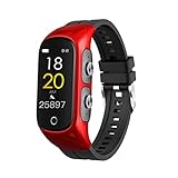 Pulsera de inteligencia Auriculares Bluetooth, llamada de doble auricular Bluetooth |Múltiples modos deportivos |Grabación de salud