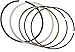 HANQIMOTO GY6 150cc 61mm Cylinder Kit with Piston Ring Gasket Spark Plug,Big Top End Rebuild Kit 4 Stroke 152QMI 157QMJ TAOTAO JONWAY ZNEN Roketa ATV Moped Go-Kart,High Performance Engine Kits