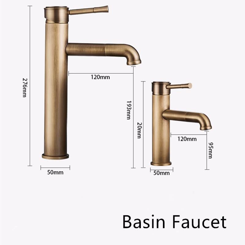 Robinet de lavabo anti-éclaboussures avec bec rotatif noir et mitigeur - 4
