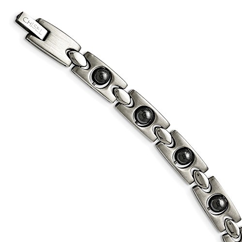 Stainless Steel Magnetic Ball Accent Bracelet