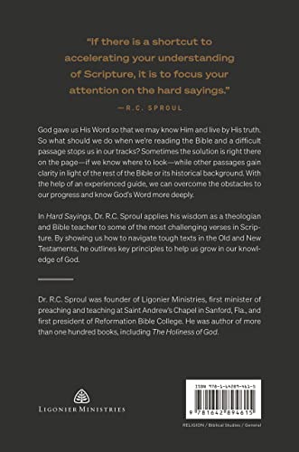 Hard Sayings: Understanding Difficult Passages of Scripture