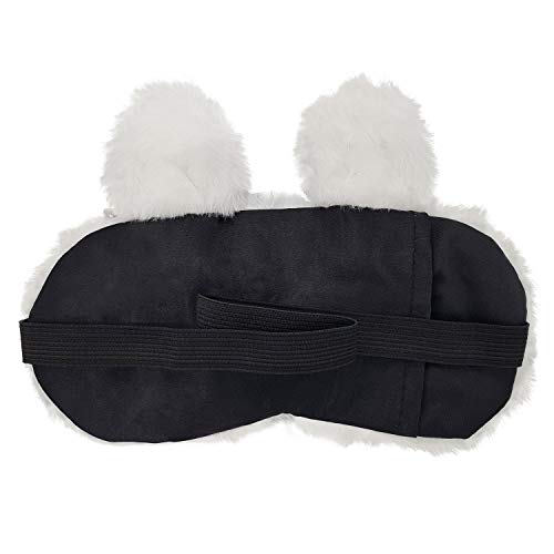 Image of Jenna Eye Mask for Sleeping with Adjustable Strap Super Soft Sleep Masks Blind Fold for Comfortable Sleep Travelling Eye Pad for Girls Blind Folds for Sleeping (Fur-Cat)