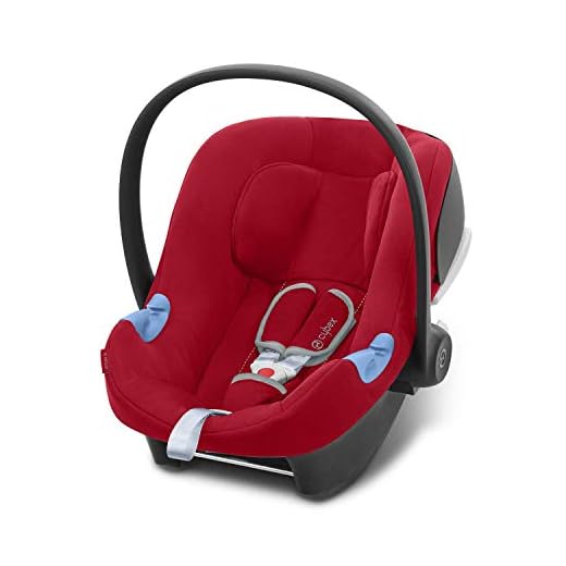 Cybex Silver Aton B I-Size - Silla De Coche Aton B I-Size, Rojo - Dynamic Red, Grupo 0 + (0-13 kg)