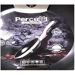 Sartenes Percutti Legno Precio Percutti 24CM Sartén Antiadherente Pietra, Acero Inoxidable, 24 cm, 18/8 Stainless Steel, Multicolor