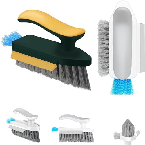 MSD MART 4 in 1 Tile Grout Cleaner Brush with Squeegee Tile ...