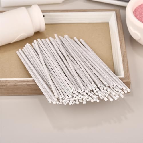 Mechas de Velas de Madera 500 Unidades para DIY 20cm miniatura 5