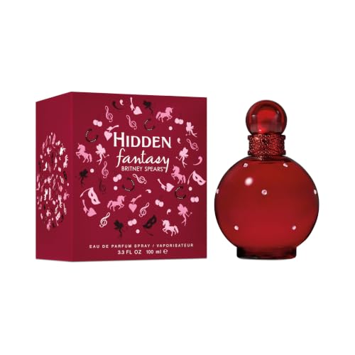 Image of Britney Spears Hidden Fantasy, Eau De Parfum EDP Spray for Women, 3.3 Fl Oz / 100mL