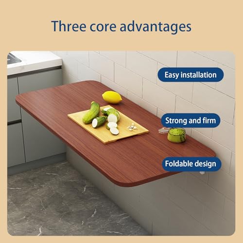 Compteur de bar flottant 70 cm table haute murale café restaurant - 7