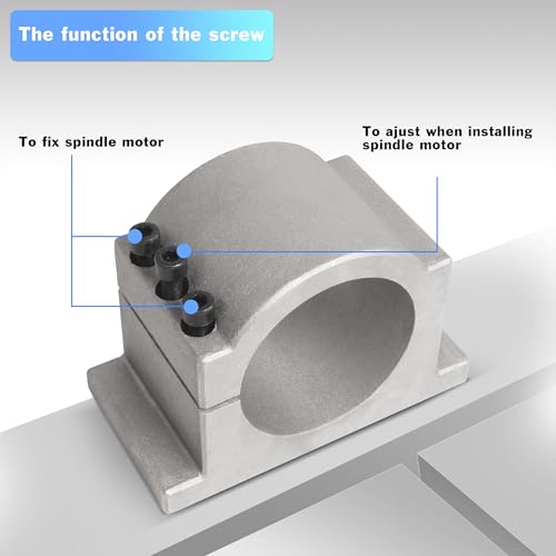 Support de broche CNC 100 mm évite les dérives de gravure - 4