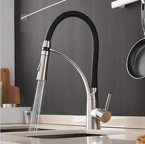 Robinet de cuisine flexible en laiton pour éviter les éclaboussures
