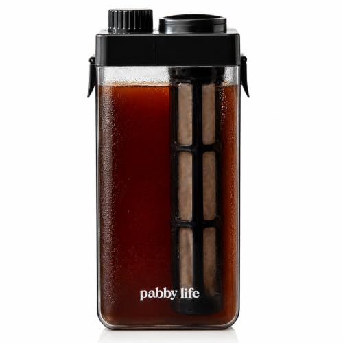 Cold Brew Coffee Maker Cold Brew Pitcher with 225-Mesh Filter, 1100 mL