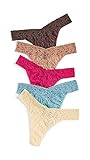 Hanky Panky Women's 5 Original Rise Thongs, Multi, One Size