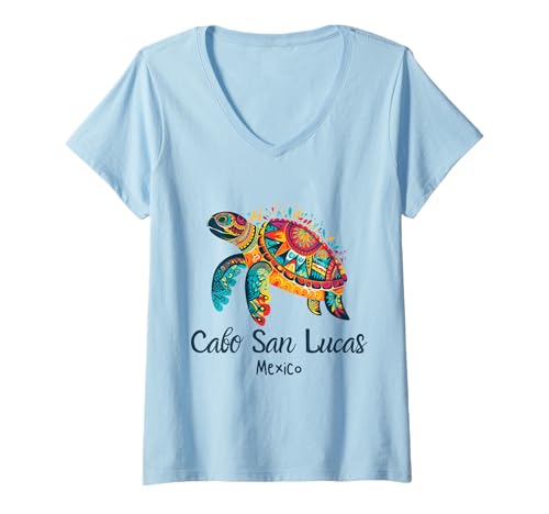 Women's Cabo San Lucas Mexico V-Neck T-Shirt
