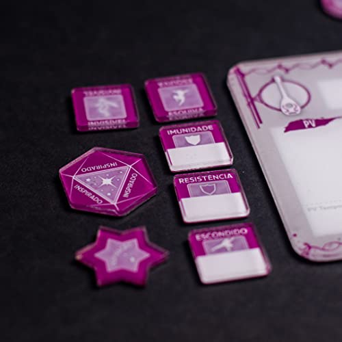 Galápagos, Dungeons & Dragons: Kit de Marcadores do Bardo, Acessório de RPG, 2 a 10 jogadores