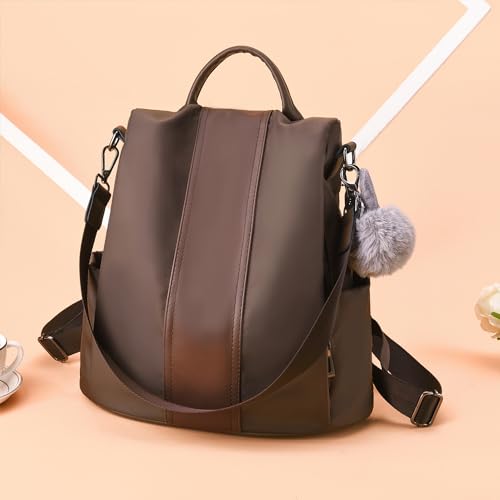 Image of CHARMORE Women Backpack Purse Waterproof Nylon Anti-theft Rucksack Shoulder Bags