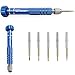 5-in-1 Multifunctional Precision Screw Driver(torxT5~T6,+1.5,-2.0,star0.8), PTSLKHN S2 Steel Magnetic Screwdriver Kit for Electronics, iPhone and other Cellphone, Eyeglass, Jewelry and More