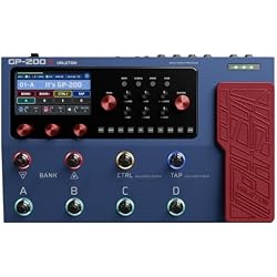 Valeton GP-200X Multi-Effects Guitar & Bass Processor Pedal with Amp Modeling, IR Cabinet Simulation, FX Loop, MIDI I/O, Expression Pedal, USB Audio Interface