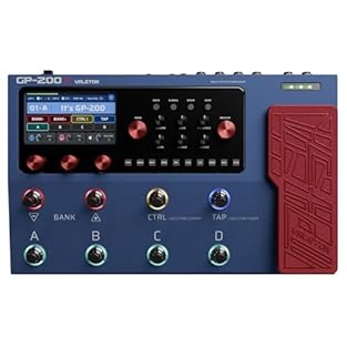 140 Built-in Guitar/Bass/Acoustic Effects with 45 Legendary Amp Models and 40 carefully selected IR Cabinet Simulations, 24-bit 44.1kHz Signal Processing 100 Built-in Drum Rhythms and 90 Seconds Looper, 198 Presets, Adjustable Signal Chain with Maxim...