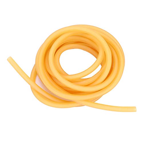 Alomejor Slingshots Band 1/3/5M 3050 Natural Latex Slingshots Tube Tubing Band Fitness Muscles Rally Exercise Outdoor Slingshot Catapult Elastic Part(3 Meters)