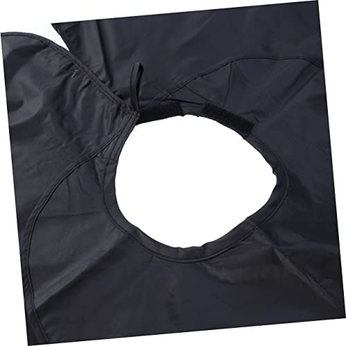 Ipetboom Vestido Preto Capa De Corte De Cabelo Salão De Corte De Cabelo Avental De Cabelo Capa Vesti