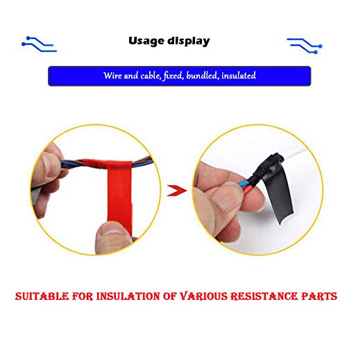 Image of Color Wear-Resistant Lead-Free Electrical Insulation Electrical Tape PVC Fame Retardant Strong Electrical Tape 11 Meters