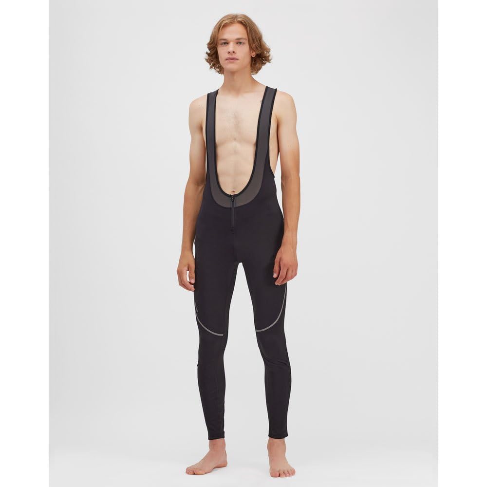 SILVINI Rubenza Elastische Funktionshose Herren mit Träger Laufhose Herren Winter lang Lauftight Herren lang Winter Laufhose Herren Thermo Laufhose Herren Langlaufhose