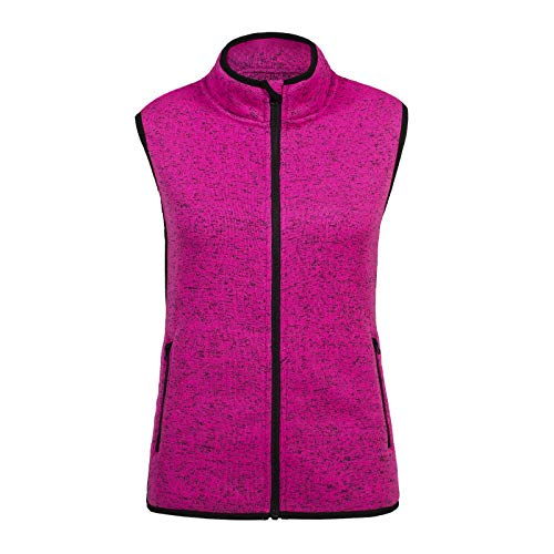 ANIVIVO Golf Vests for Women Thermal Sleeveless Vests Outerwear with Pockets& Women Fleece Vest Lightweight(Rose,L)