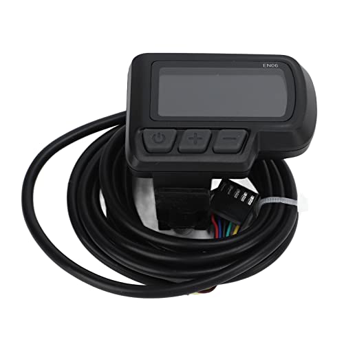 Xolsurg Electric Bike LCD Display Meter Scooter Speed Meter with USB Battery Status for Mountain Bike