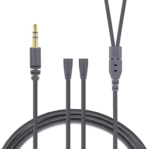 Cable de repuesto para auriculares IE8 compatible con Sennheiser IE80 y IE80S