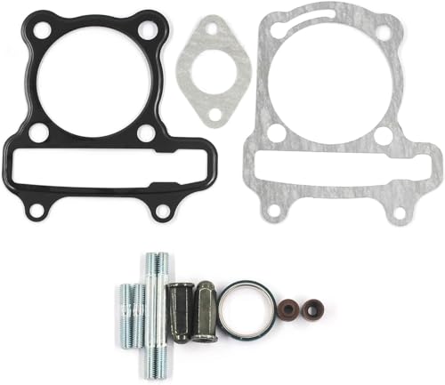Trkimal 57.4mm Zylinderbaugruppe Ersatz für GY6 4 Takt 125cc 150cc 157QMJ 152QMI TAOTAO JONWAY ZNEN Roketa ATV Moped Go-Kart